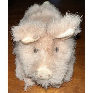 Boyds Bears Hamlet Pig Beanbag Plush Vintage 2000 Gen‎ Yoo Wine 8 Inch